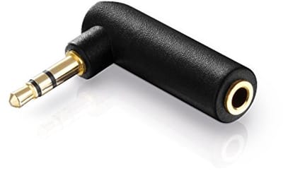 90° Audio Adapter 3,5 mm Jack voor Stabiele Geluidsoverdracht