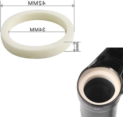 Sponsringen voor Fietsen - 2 Stuks Geolied Schuim voor Voorvorken van MTB en Mountainbikes - 34mm Accessoires