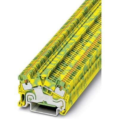 Phoenix Contact 3214563 Aardklem 3-etages 3.5 mm Snelaansluiting Groen, Geel 50 stuk(s)