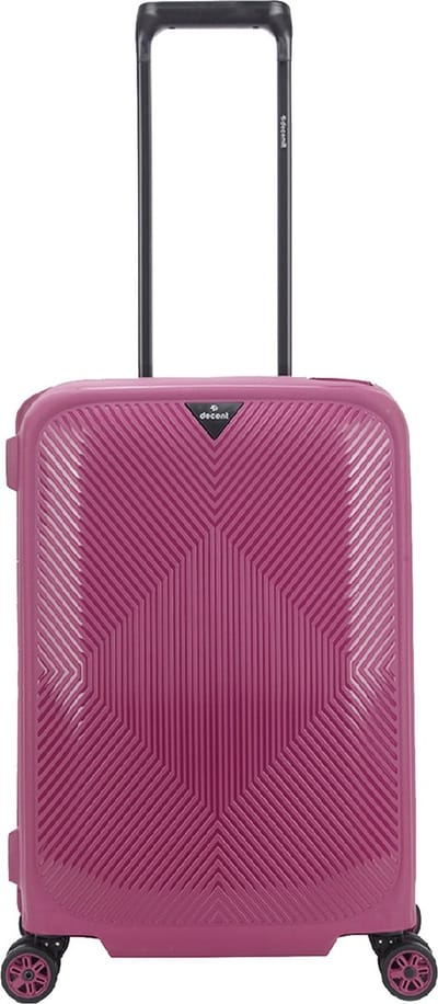 Decent Axiss-Fix Spinner TSA Reiskoffer vaste sluiting 43 liter - Handbagage koffer 55cm met kliksloten - Lichtgewicht koffer - Reiskoffer - Veilig TSA Cijferslot – Lavendel