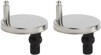 Toiletbril Bevestigingsonderdelen, 2 Stuks Vervangende Scharnieren voor Blinde Gaten, Verbeterde 65mm Kwaliteit en Duurzaamheid
