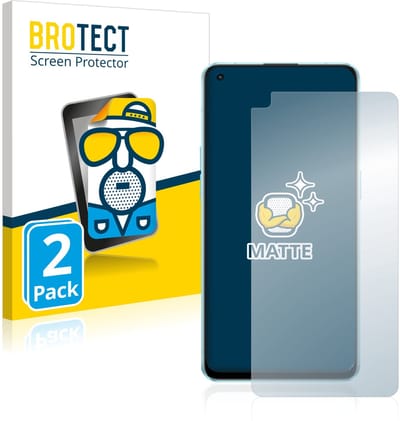 BROTECT - Screenprotector voor Oppo Reno 6 5G - Folie Beschermfolie matte 2 Stuks