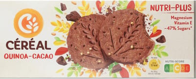 Céréal Koekjes Quinoa Cacao - 6 x 132 gr - Voordeelverpakking
