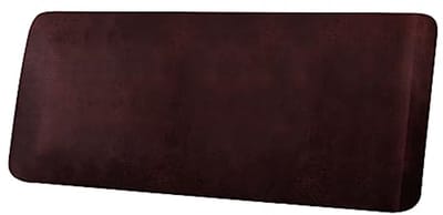 Leerlook bankkussenhoezen voor banken en fauteuils - stretch spandex stof - bordeaux