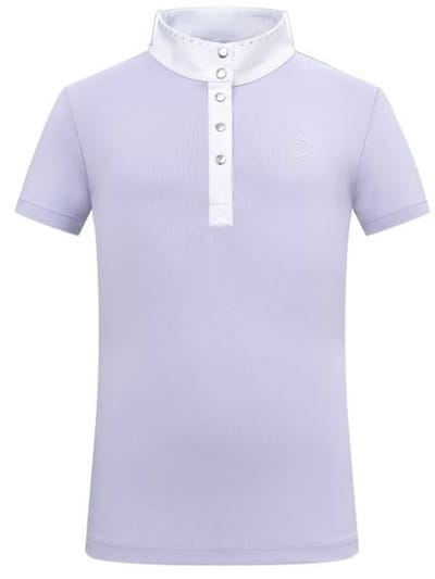 Imperial Riding - Kids Competition shirt IRHBasic Glam - Wisteria - Maat 128