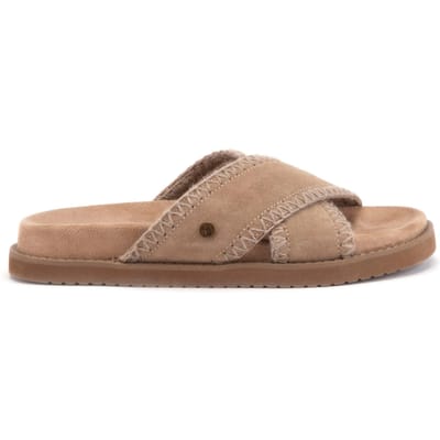 Warmbat Nyah Suede Dames Sandalen - Stone