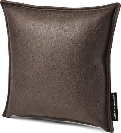 Extreme Lounging - b-cushion luxury - lounge- en sierkussen - voor binnen - comfortabele leatherlook - 43x43cm - slate