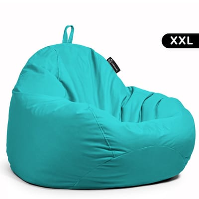 Casacomfy Pear XXL - Complete Grote Zitzak Volwassenen - Binnen & Buiten - Waterafstotend - Aquablauw