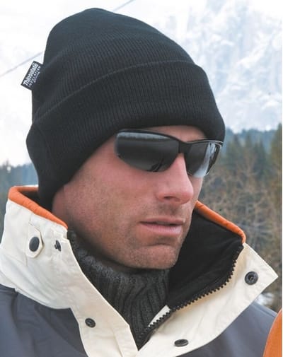Zachte winter skimuts zwart