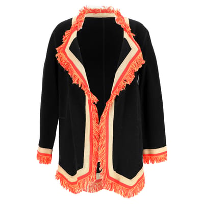 Bottega Veneta Franjetrim Blazer in Multicolore Katoen