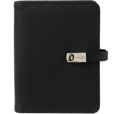 1311-01 Pocket 6 Ringplanner Agenda Korrel Zwart 1 week per 2 paginas 2026-2027-2028