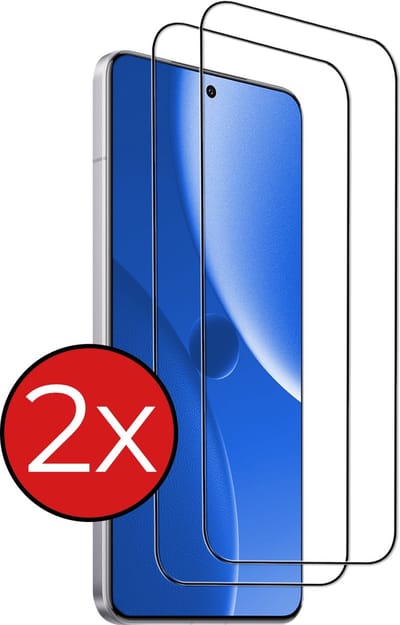 Screenprotector - 2 Stuks - Geschikt voor Xiaomi 15 Ultra - Full Cover - Beschermglas - Gehard Glas - Tempered Glass - Screen Protector