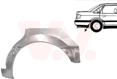 Van Wezel - ACHTER SCHERM VOOR VW PASSAT B3 1988-1993 ARC612834VWAN