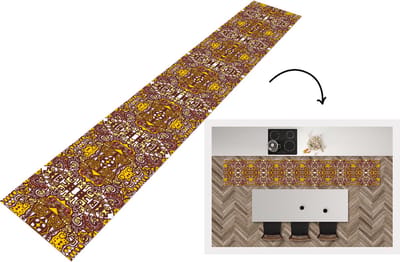 Keukenloper - Loper keuken - Patroon - Azteken - Mexico - 300x50 cm - Keukenloper vinyl