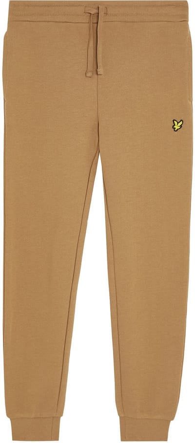 Lyle & Scott - Jongens joggingbroek - Maat 7/8 - Jongens - Bruin -