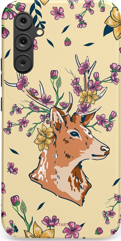 Casetastic Hoesje Geschikt voor Samsung A34 (5G) - Stijlvolle Beschermende Duo-layer Case - Woudwonder