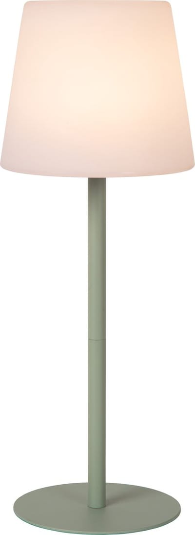 Lucide TYON - Oplaadbare Tafellamp Binnen/Buiten - Accu/Batterij - LED Dimbaar - 1x2W 2700K - IP65 - Groen