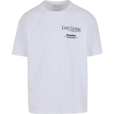Mister Tee - Good Things Take Time Oversize Heren Tshirt - M - Wit
