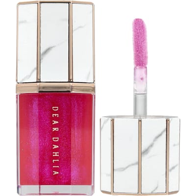 Dear Dahlia, Paradise Aurora Shine Lip Treatment, Lip Gloss, Twilight, 6.5 ml (0.21 fl oz) red