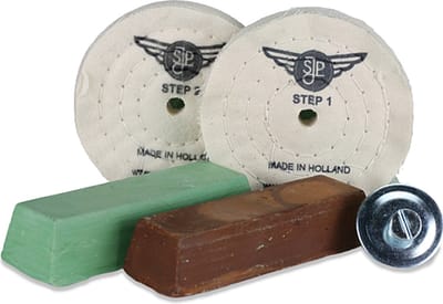 SJP - Aluminium Polijstset Professional - 7 pieces