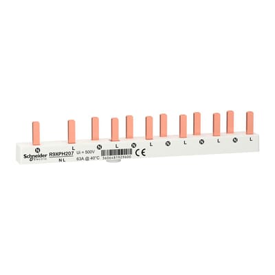 Schneider- Electric Schneider Electric kamrail 2P ALS + 3 instal.aut. 1P+N + fornuisgroep (4 Stuks)