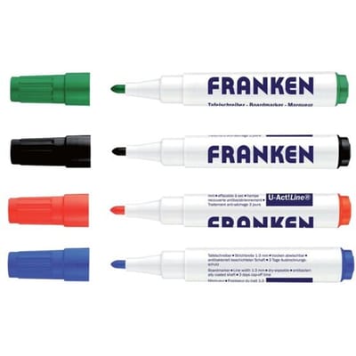 FRANKEN Whiteboard marker U-ACT! lijn, geassorteerde kleuren