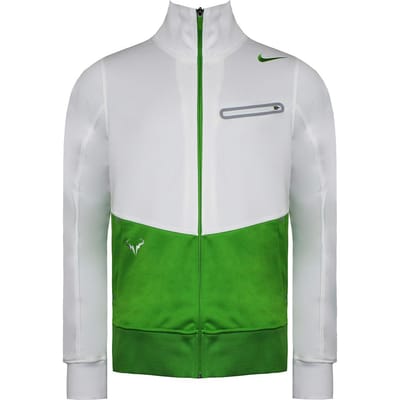 Nike Logo Track Jacket Heren Wit/Groen