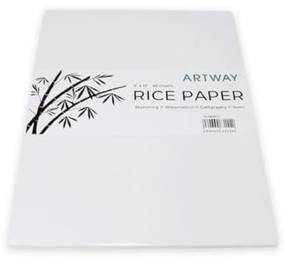 Chinees Sumi Rijstpapier Blok - 48 Vellen voor Kunst