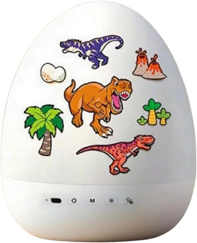 Jojoy - Magische nachtlamp projector - Magisch Nachtlampje met Muziek en 360 Graden Rotatie - Plafond projector - Slaaplamp Babykamer - Cadeau voor Jongens en Meisjes - DINODREAM