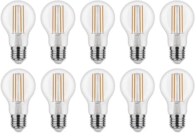 Asalite LED Lamp A60 E27 Fitting - 7W = 60W - 806 Lumen - 4000K Neutraal Wit Licht - Niet Dimbaar - 220-240V - 10 stuks