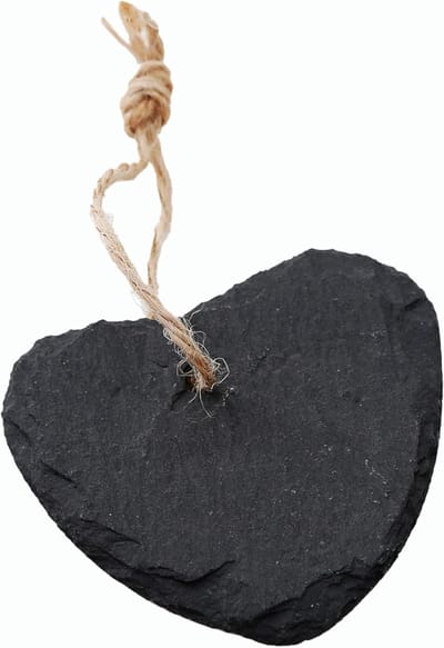 Plantenetikettenset van 4 leisteen voor het labelen van kruidenetiketten op kruidenpluggen (1, set van 4 leisteenpluggen)