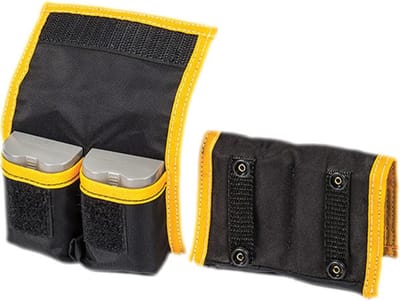 Batterij Hoesje - Accu Organizer - Camera Accu Opslag - Zachte Neopreen Bescherming - Compact Ontwerp - Zwart