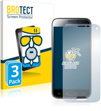 BROTECT - Screenprotector voor Samsung Galaxy S5 Mini SM-G800F - Folie Beschermfolie Beschermglas matte 3 Stuks