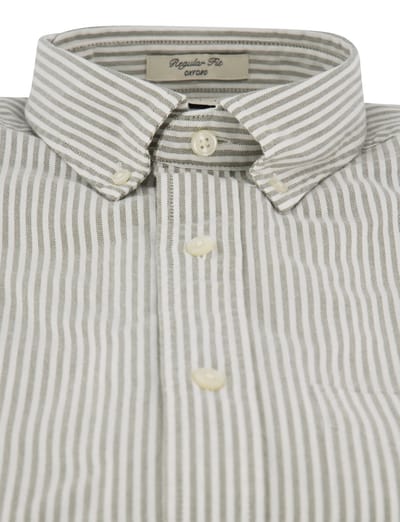 Casual overhemd Gant Regular Fit groen katoen