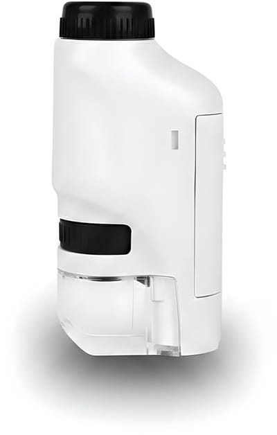 AHD® Microscoop Voor Kinderen - Verrekijker Voor Kinderen - Bresser Verrekijker - Verrekijker Speelgoed - Wit - 11cm x 6cm x 11cm