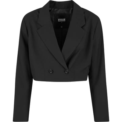 Urban Classics - Cropped Blazer - XS - Zwart