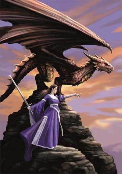 Anne Stokes Wenskaart The Sentinel
