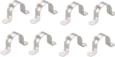 SPHProducts - Stijve Pijp Riem - 40mm U Beugel - Roestvrij staal - Pijp Clip Klem - Bevestiging voor verschillende buizen - Duurzaam en corrosiebesten