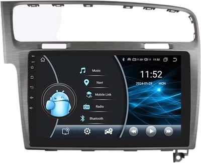 Autoradio met bluetooth - Carplay - Voor VW Golf 7 (2013-2017) - Geschikt voor Apple en Android - Stereo - Navigatie - Navigatiesysteem auto - 2GB 32GB