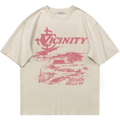 T-shirt Wit Korte mouw Bedrukt T-shirt 5XL white