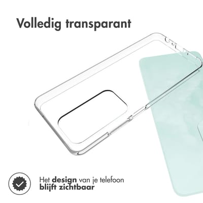 Accezz Hoesje - Geschikt voor Oppo A80 (5G) - Clear Backcover - Transparant
