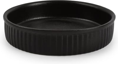 Bonbistro Ovenschaal 14xH3cm zwart Ardo - set/6