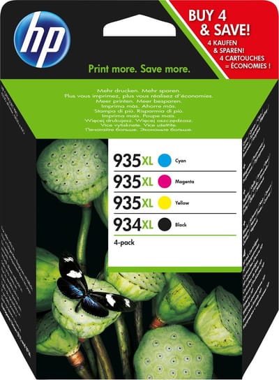 HP Inktcartridge 934/935XL (X4E14AE) 4-kleuren Multipack Hoge capaciteit