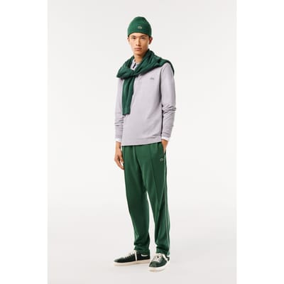 Lacoste Long Sleeve Polo Silver Chine Größe: M | Poloshirts Outlet | Herren | Grau