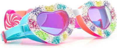 Kids Zwembril - Sweet Hearts met Glinsterende Edelstenen