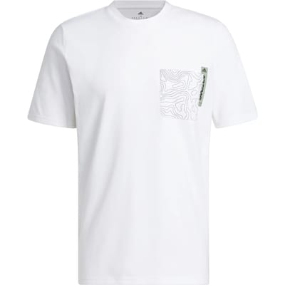 adidas Sportswear City Escape Graphic Pocket T-shirt - Heren - Wit- M