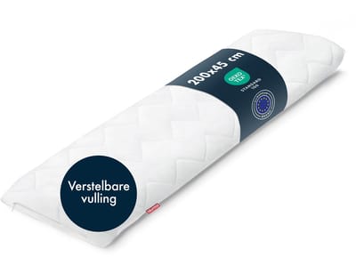 Blumtal Zijslaper Kussen 45 x 200 cm - Oeko-TEX gecertificeerd Borstvoedingskussen - Zwangerschapskussen met aanpasbare vulling - Comfortkussen voor Volwassenen - Zijslaper Kussen - Lichaamskussen