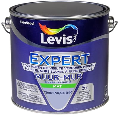 Levis - Expert Muur Binnen Mix - Clear Purple B40 - Mengverf - 2,5 L