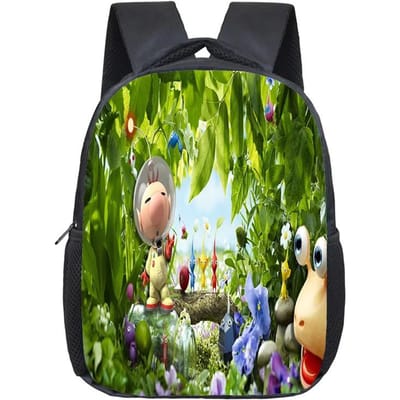 Mochila Pikmin Rugzakken Tiener Boekentas Mode Kinderen Schooltassen Reizen Casual Rugzak Grote Capaciteit Dubbele Schouder Tas Pikmin backpack