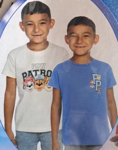 Paw Patrol T-shirts Jongens 2 stuks Maat 122-128